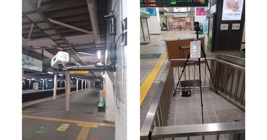 JR駅構内の人流をAIで可視化　電気興業とサイバーコアが北上駅で実証実験を実施