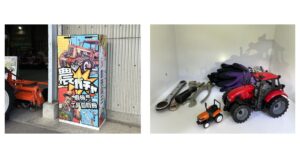 農業×エンタメの新提案！「農機具ガチャ自販機」茨城店で期間限定設置中、5月末からは栃木店へ